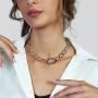 Collana catena ovale