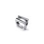 Anello design argentato