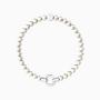  Bracciale in acciaio con perle conchiglia Mamanonmama