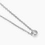 Girocollo con punto luce tondo in diamante lab-grown 0,04 carati