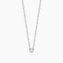 Girocollo con punto luce tondo in diamante lab-grown 0,04 carati