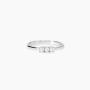 Anello trilogy con diamanti lab-grown 0,06 carati