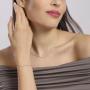 Bracciale trilogy con diamanti lab-grown