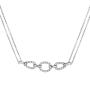 Girocollo Gourmette Diamante