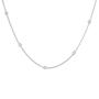 Collana Girocollo Oro Bianco e Diamanti