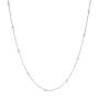 Collana Girocollo Oro Bianco e Diamanti