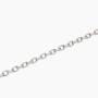 Bracciale in argento con catena rolò