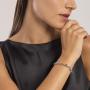 Bracciale in argento con catena rolò