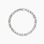 Bracciale in argento con catena rolò