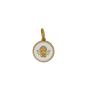  Charm medaglia angelo bianco 