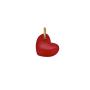 Charm Cuore Cristallo Rosso