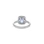 Anello Oro Bianco Diamanti e Tanzanite