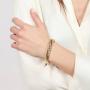Bracciale torchon dorato