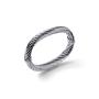 Bracciale torchon argentato