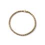 Bracciale catena spiga dorata