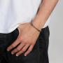 Bracciale Black Silver Paper Clip