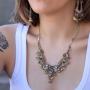 Collana Drops of Gold Set, Beaded Culma 