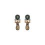 Orecchini Prism Set,Small Stud  Earring, Moss