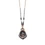 Collana Obsidian Night Set,Elegant Pendant ,Ember 