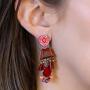 Orecchini Crimson Fire Set, Tuli 