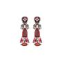 Orecchini Crimson Fire Set,Long, Kaen